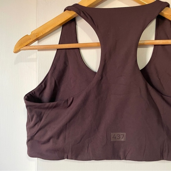 437 The Essentials Sports Bra in Espresso Large - Picture 6 of 7